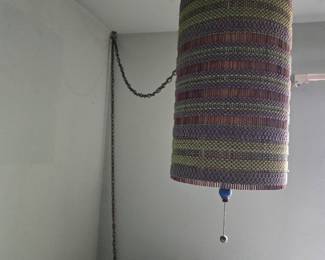 Phil - Mar Corp. Pendant Lamp Featuring Maria Kipp Shade Mcobb Eames Knoll Era