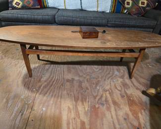 1960s Mid Century Modern Surf Board Coffee Table