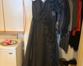 Women's one shouldered evening dress