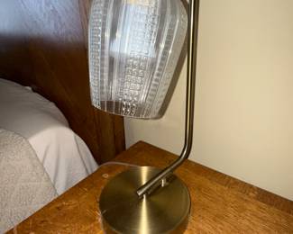 brass table lamp