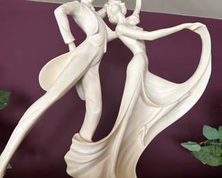 Vintage Santini Sculpture of dancing couple
