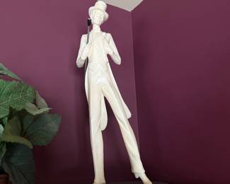 Vintage Santini "Waiting Groom Statue"