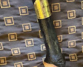 Custom wooden walking stick