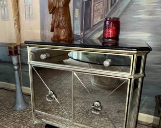 Mirrored sideboard