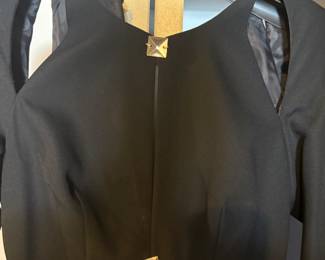 Women's evening dress with cutouts