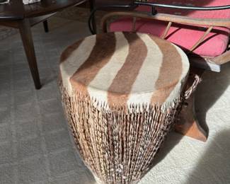 Zebra Hide Drum