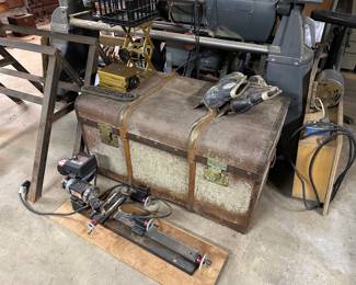 Trunk, Skates, Tools