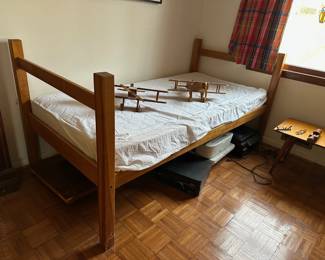 Twin Bed, Wooden Airplanes