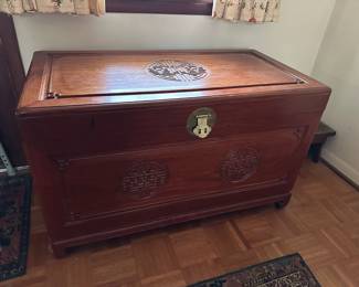 Asian Cedar Blanket Chest