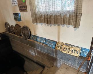 Hub Caps, License Plates