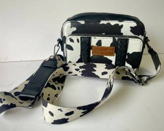 Wrangler Cow Print Crossbody Bag