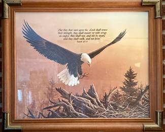 Bald Eagle "Renew Their Strength" Art Print