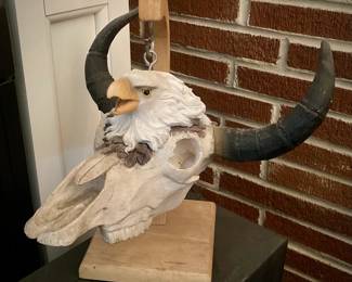 Eagle and Bull Skull Assemblage