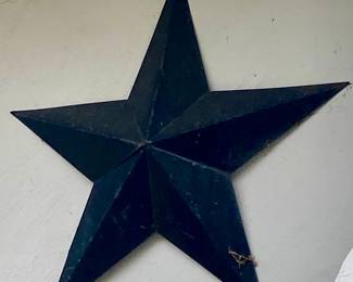 Black Metal Barn Star