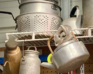 Vintage Aluminum Cookware and Kitchenware Assortment