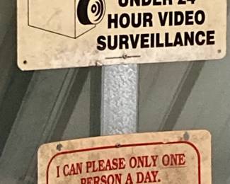 Vintage Notice Signs