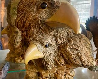 Eagle and Eaglet Sculpture
