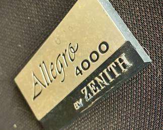 Zenith Allegro 4000 and other Speakers