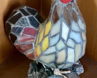 Stained Glass Rooster