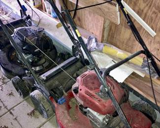 Collection of 3 Push Lawn Mowers