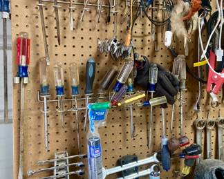 Assortment of Hand Tools and Hardware