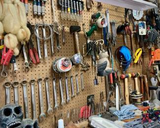 Assortment of Hand Tools and Hardware