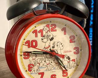 Vintage Sunbeam 101 Dalmatians Alarm Clock