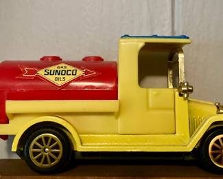 Sunoco Oils Gas Tanker Toy Truck