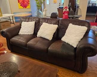 Haverty Leather Couch