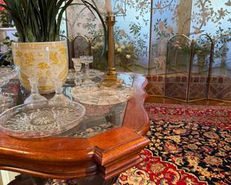 Hickory White Table, Amazing Rug, 