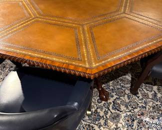 Leather table