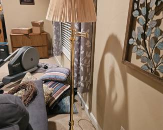 lamp functions.  Dont like the shine, paint it. nice 