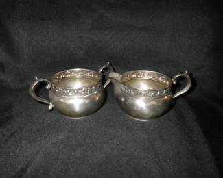 Sterling Silver Cream & Sugar