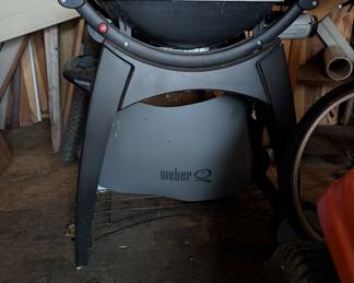 She’s behind house