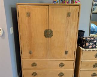 Century Sobota Collection bedroom set. Sold by piece or full set. Dresser/armoire/bed/ 2 nightstands