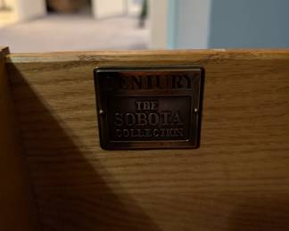 Century Sobota Collection bedroom set. Sold by piece or full set. Dresser/armoire/bed/ 2 nightstands