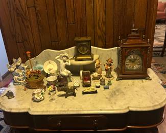 Marble Top Entry/ Sideboard