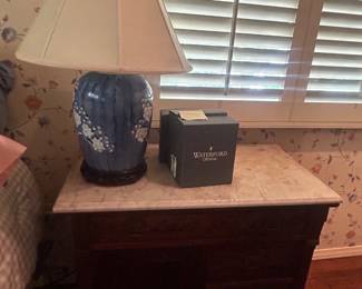 Side Table/ Lamp/ Waterford