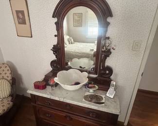 Victorian Marble Top Dresser