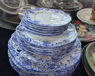 Shelley Dainty Blue Dishes