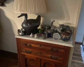 Marble Top Side Table