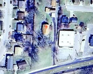 Aerial view of the property