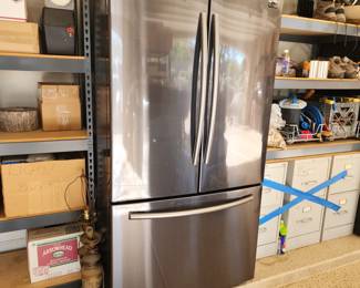 Samsung Chrome French Door Refrigerator Model RF260BEAESG