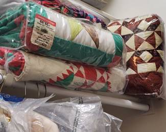 The family pulled some of the Quilts.