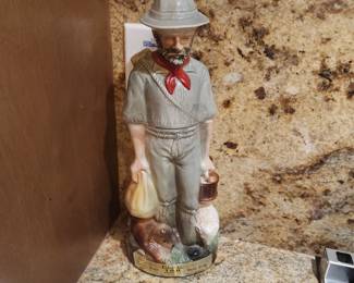 Jim Beam Hobo Porcelain Decanter