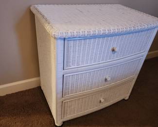 Pier One Wicker Rattan 3 Drawer Dresser Jamaica Collection