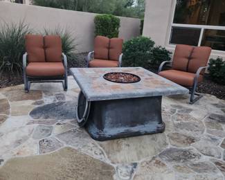 Propane Fire Pit Table