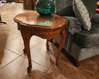 Carved Side Table