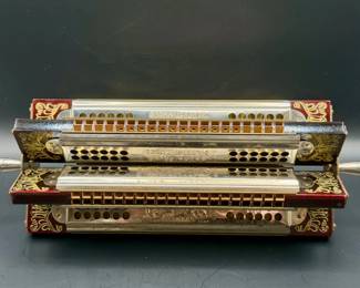 Hohner 53/48 Tremolo Harmonica, also known as the Hohner Kreuzwender or Sextet