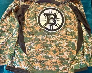 XL Reebok Boston Bruins NHL Edge digital camouflage practice jersey